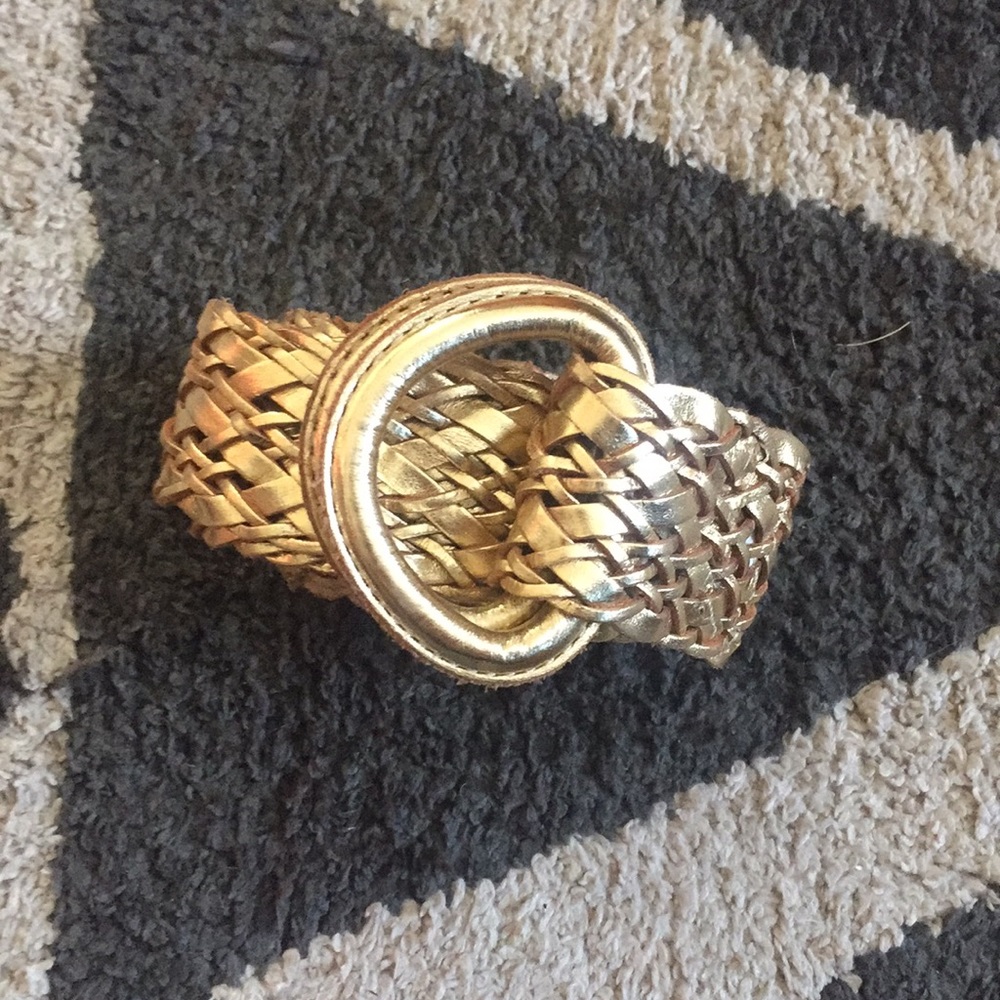 Gold braided J.Crew Belt